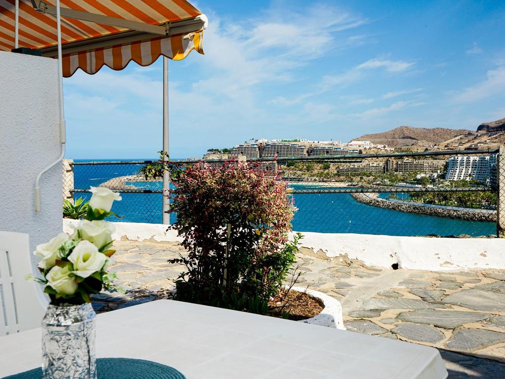 Terrace : Apartment for sale in Danubio, Patalavaca, Gran Canaria with sea view : Ref 05953-CA
