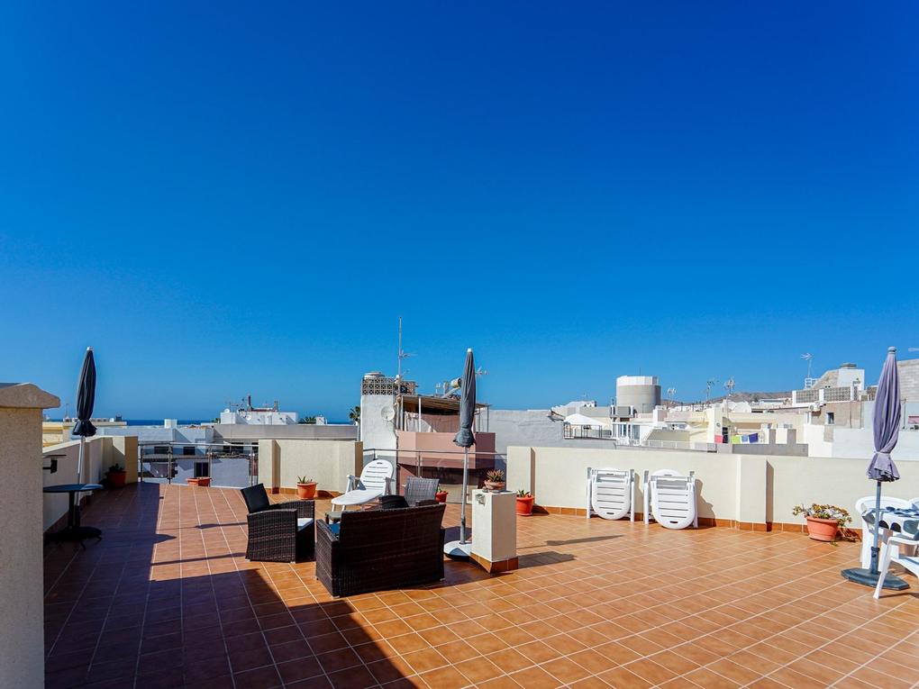 Terrace : Apartment for sale in  Arguineguín Casco, Gran Canaria   : Ref 05878-CA