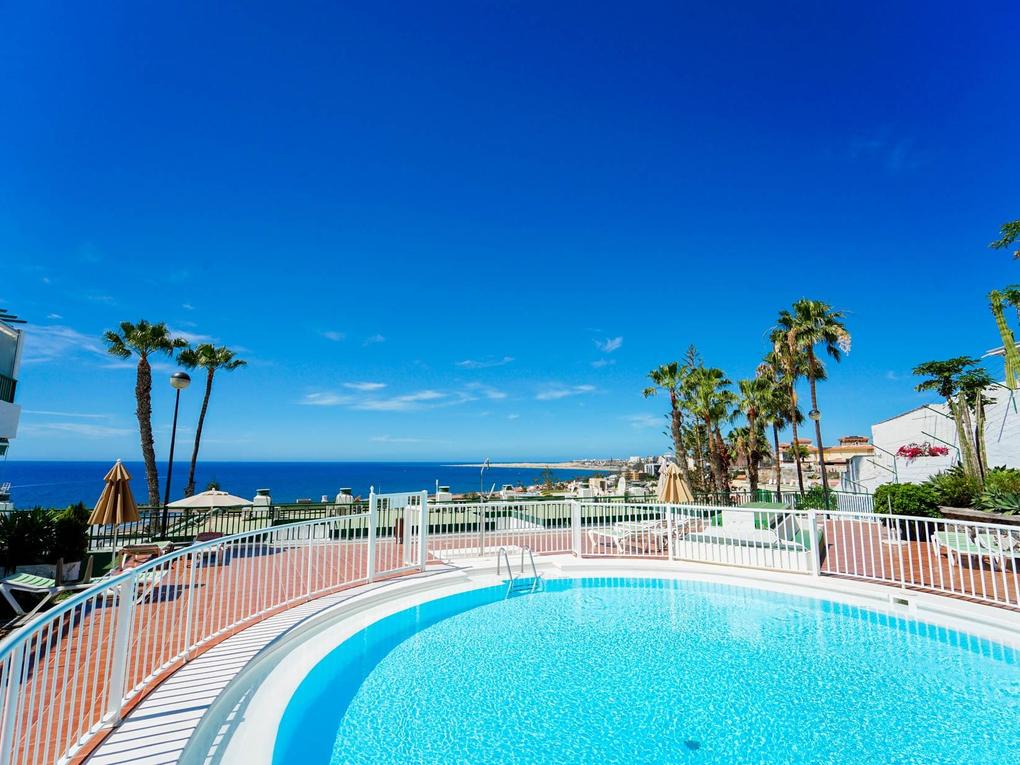 Ausblick : Apartment  zu kaufen in Flamboyan,  San Agustín, Gran Canaria mit Meerblick : Ref 05763-CA