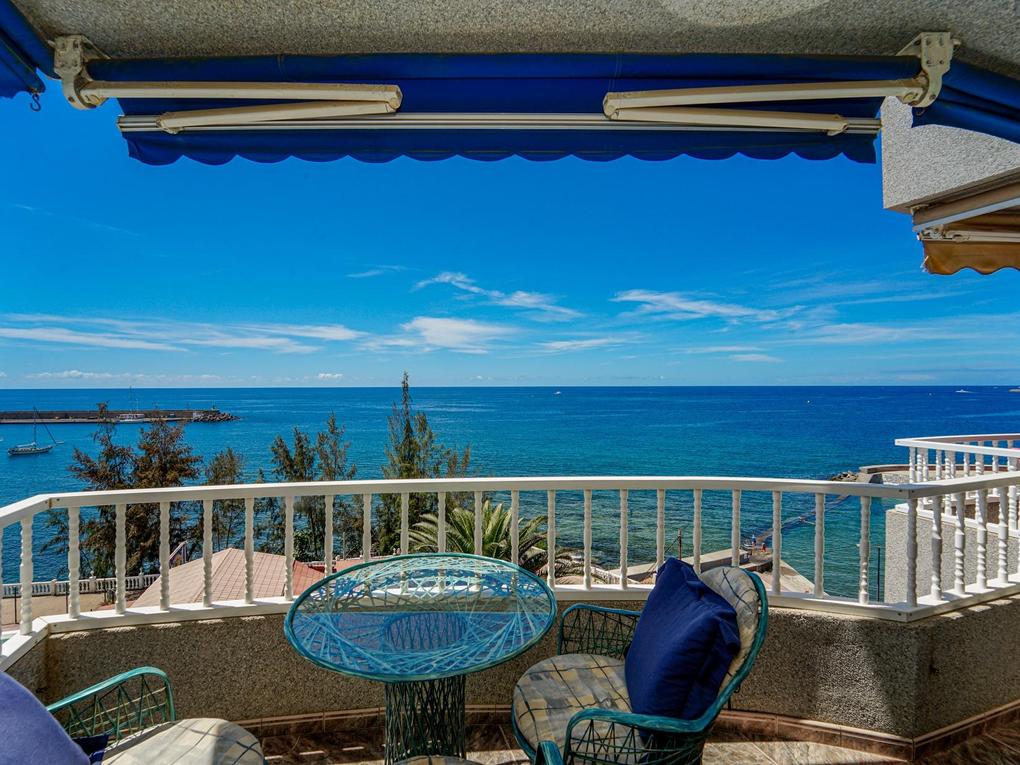 Terrace : Apartment for sale in Océano,  Arguineguín Casco, Gran Canaria , seafront with garage : Ref 05817-CA