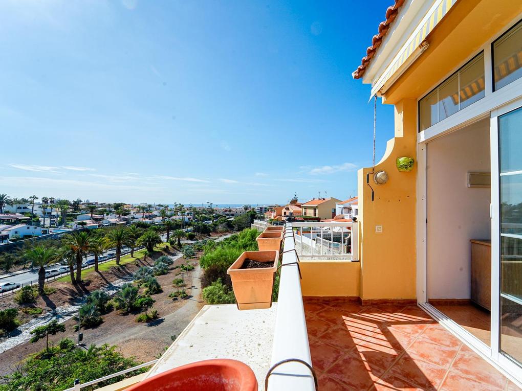 Terrace : Apartment  for sale in Loma Estrella,  Arguineguín, Loma Dos, Gran Canaria with sea view : Ref 05843-CA