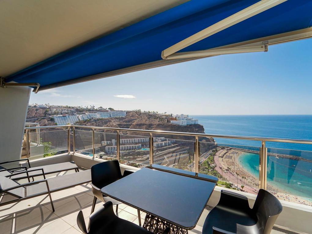 Apartment zu mieten in Flamboyan,  Amadores, Gran Canaria  mit Meerblick : Ref 05830-CA