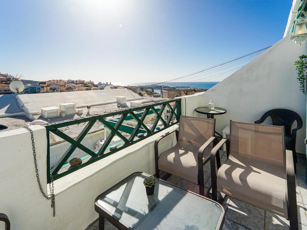 Balcón : Dúplex  en venta en Vista Mar,  Patalavaca, Gran Canaria con vistas al mar : Ref 05899-CA