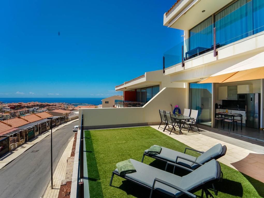 Terrasse : Leilighet til salgs i Residencial Ventura,  Arguineguín, Loma Dos, Gran Canaria  med garasje : Ref 05861-CA