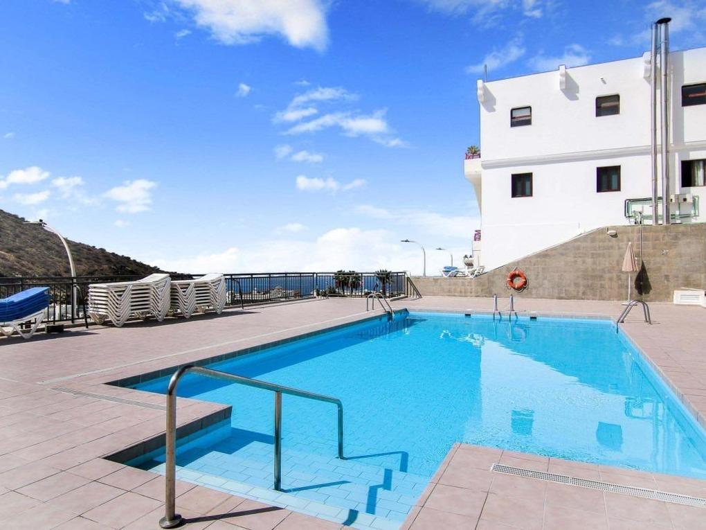 Schwimmbad : Apartment  zu kaufen in Inagua II,  Puerto Rico, Barranco Agua La Perra, Gran Canaria mit Meerblick : Ref 05869-CA