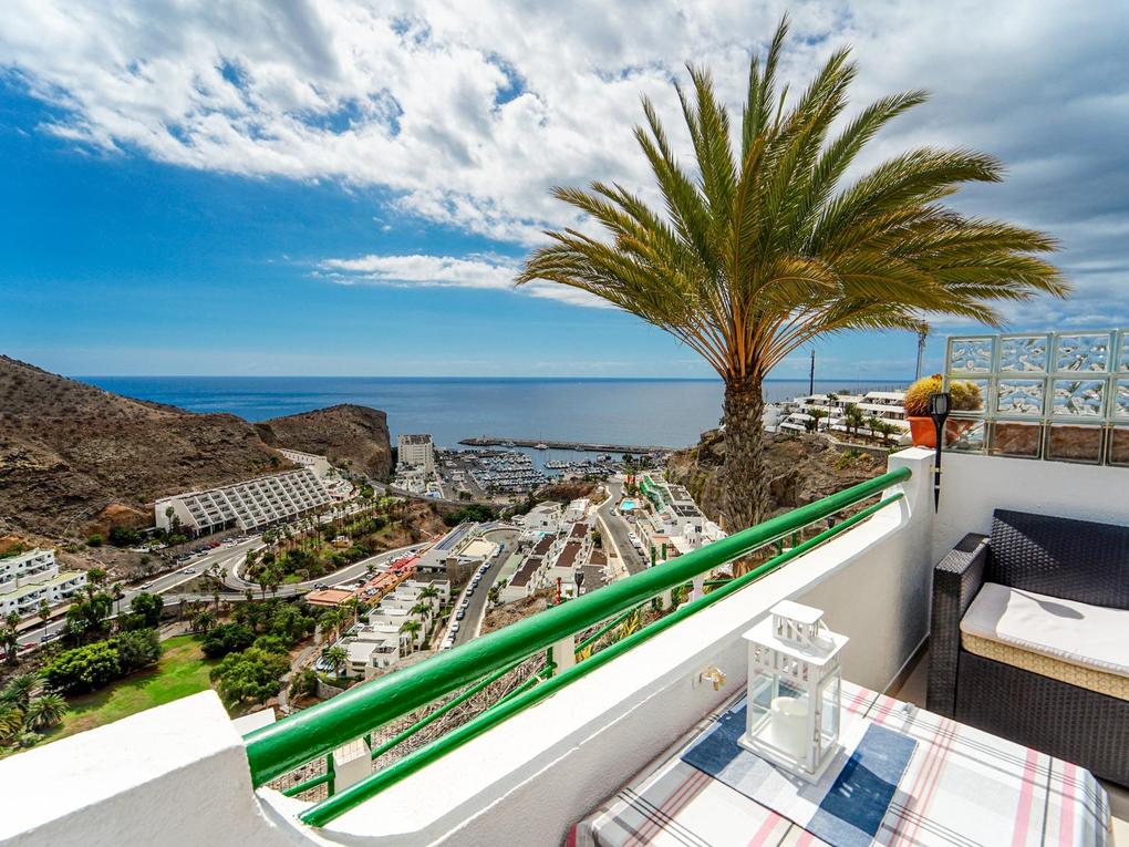 Terrace : Apartment  for sale in Corona Rosa,  Puerto Rico, Barranco Agua La Perra, Gran Canaria with sea view : Ref 05920-CA