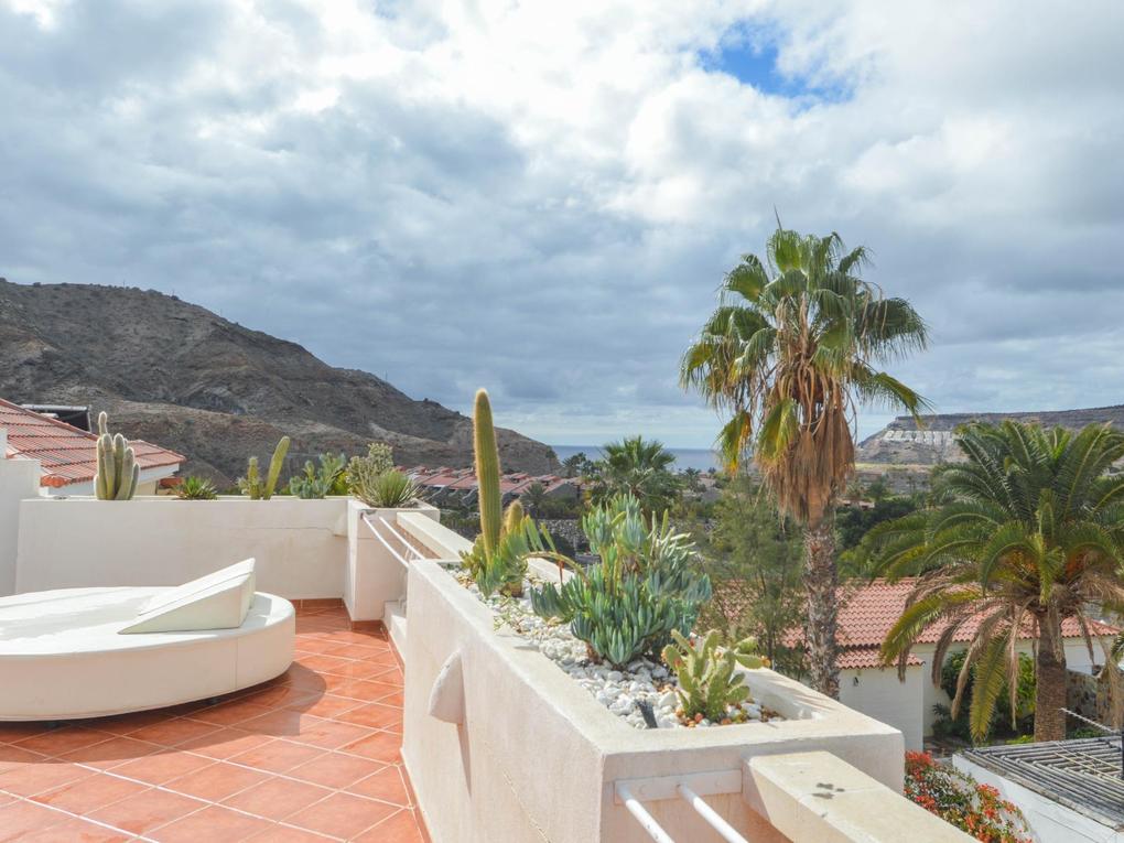 Terrasse : Villa zu kaufen in  Tauro, Gran Canaria  mit Garage : Ref S0143