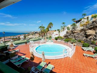 Uitzicht : Appartement  te koop in Flamboyan,  San Agustín, Gran Canaria met zeezicht : Ref 05763-CA