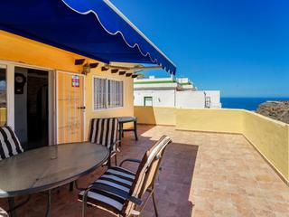 Terrasse : Leilighet  til salgs i La Concha,  Amadores, Gran Canaria med havutsikt : Ref 05783-CA