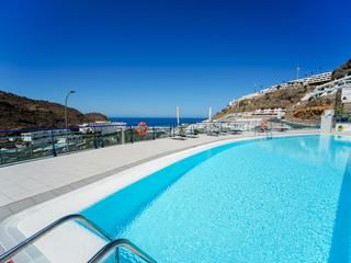 Piscine : Appartement  en vente à Mirador del Puerto,  Puerto Rico, Barranco Agua La Perra, Gran Canaria avec vues sur mer : Ref 05793-CA