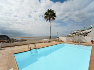 Swimming pool : Apartment  for sale in Bora Bora,  Puerto Rico, Gran Canaria with sea view : Ref 05816-CA