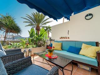 Terrasse : Appartement en vente à Suite Monte Golf,  Playa del Cura, Gran Canaria  avec vues sur mer : Ref 05835-CA