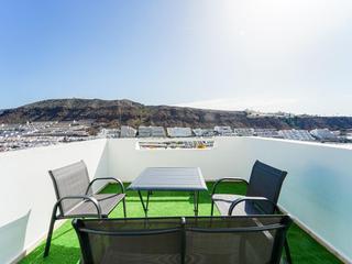 Terrasse : Leilighet til salgs i Canaima,  Puerto Rico, Gran Canaria  med havutsikt : Ref 05859-CA