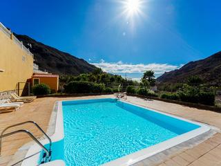 Swimming pool : Apartment  for sale in  Mogán, Barranco de Mogán, Gran Canaria with garage : Ref 05848-CA