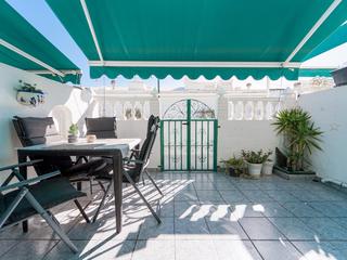 Terrasse : Dupleks  til salgs i Vista Mar,  Patalavaca, Gran Canaria med havutsikt : Ref 05899-CA