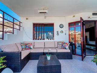 Terraza : Apartamento  en venta en Guanabara Park,  Puerto Rico, Gran Canaria con vistas al mar : Ref 05894-CA