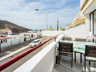 Terrasse : Apartment  zu kaufen in Inagua II,  Puerto Rico, Barranco Agua La Perra, Gran Canaria mit Meerblick : Ref 05869-CA