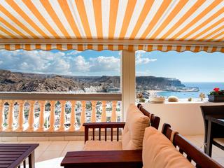 Terrace : Apartment for sale in Monseñor,  Playa del Cura, Gran Canaria  with sea view : Ref 05902-CA