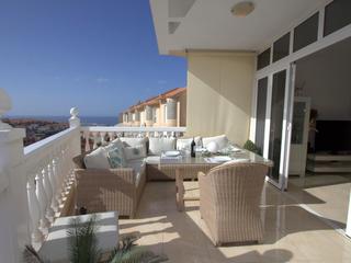 Terrasse : Apartment zu kaufen in  Arguineguín Casco, Gran Canaria  mit Meerblick : Ref A885A