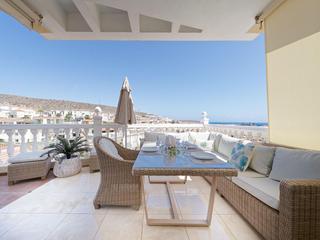 Terrasse : Apartment zu kaufen in  Arguineguín Casco, Gran Canaria  mit Meerblick : Ref A885A