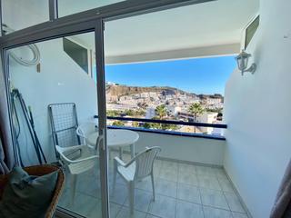 Balcony : Studio  for sale in  Puerto Rico, Gran Canaria with sea view : Ref S0078