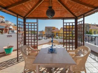 Terrasse : Villa en vente à  Arguineguín, Loma Dos, Gran Canaria  avec garage : Ref S0116