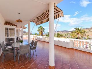 Terrasse : Villa til salgs i  Tauro, Gran Canaria  med garasje : Ref S0143