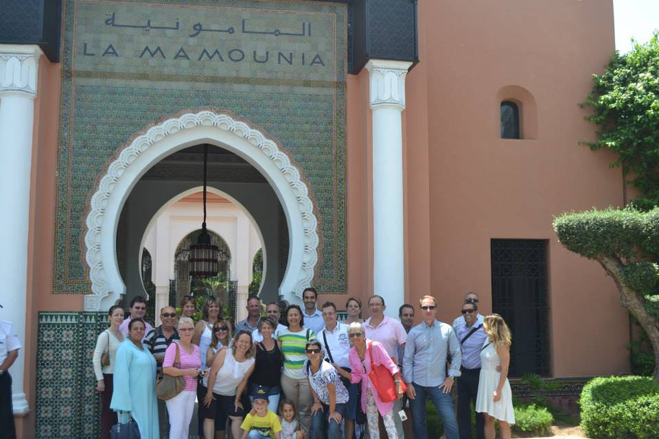 The Cárdenas Real Estate team on their holiday in Marrakech